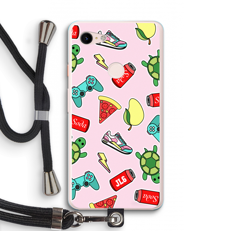 Things Jamie Loves: Pixel 3 XL Transparant Hoesje met koord