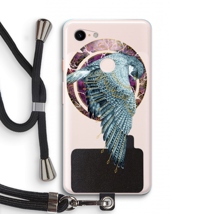 Golden Falcon: Pixel 3 XL Transparant Hoesje met koord