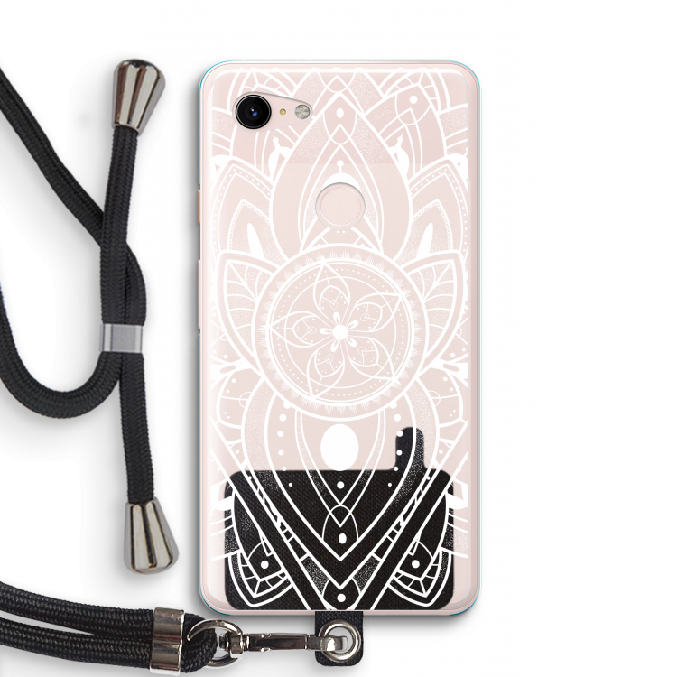 It's Complicated: Pixel 3 XL Transparant Hoesje met koord