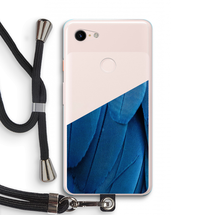 Pauw: Pixel 3 XL Transparant Hoesje met koord
