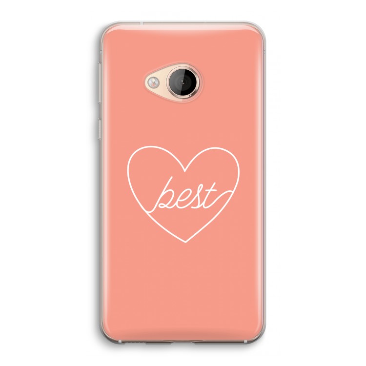 Best heart: HTC U Play Transparant Hoesje