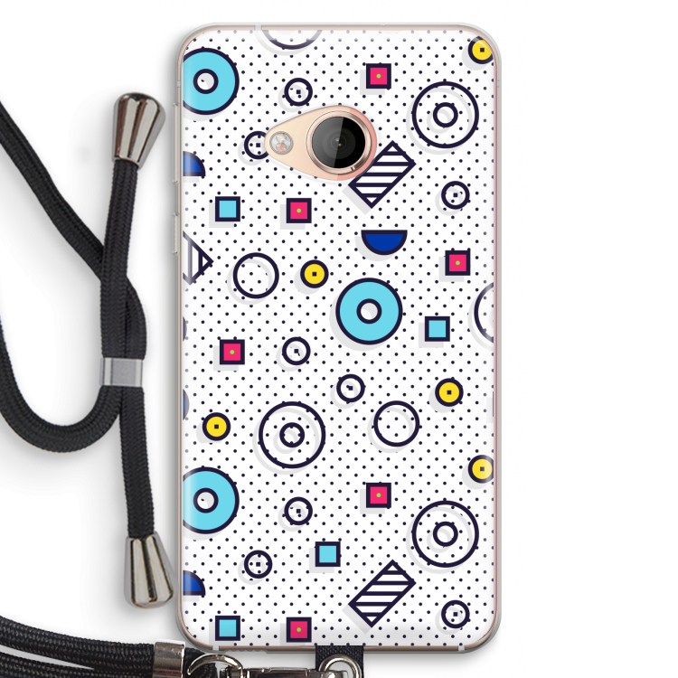 8-bit N°9: HTC U Play Transparant Hoesje met koord