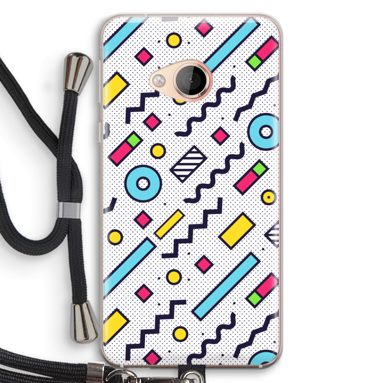8-bit N°8: HTC U Play Transparant Hoesje met koord