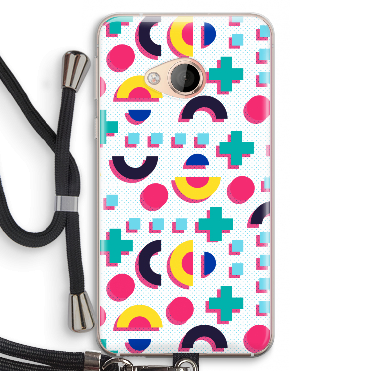 8-bit N°2: HTC U Play Transparant Hoesje met koord