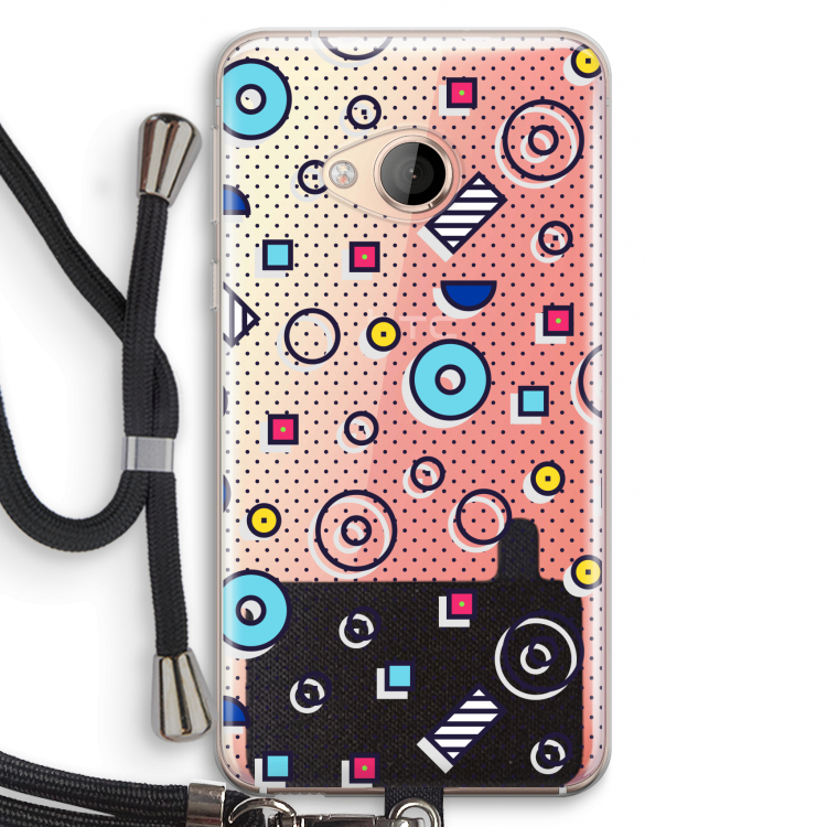 8-bit N°9: HTC U Play Transparant Hoesje met koord