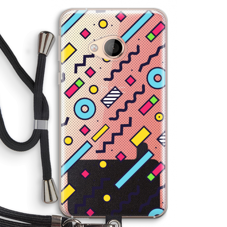 8-bit N°8: HTC U Play Transparant Hoesje met koord