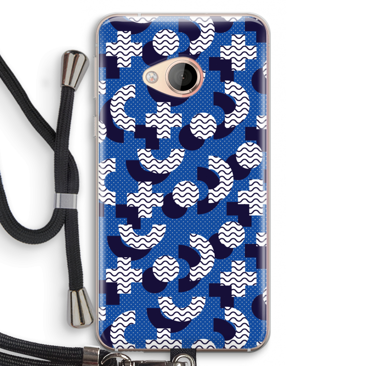 8-bit N°5: HTC U Play Transparant Hoesje met koord