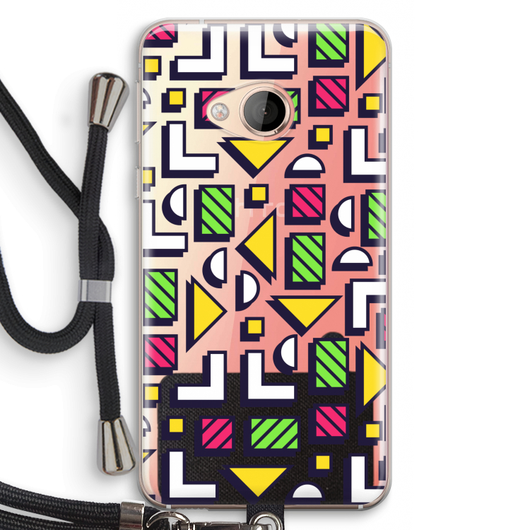 8-bit N°4: HTC U Play Transparant Hoesje met koord