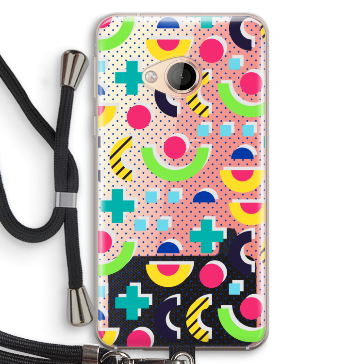 8-bit N°1: HTC U Play Transparant Hoesje met koord