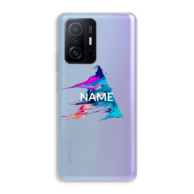 Abstract Spectrum: Xiaomi 11T Transparant Hoesje