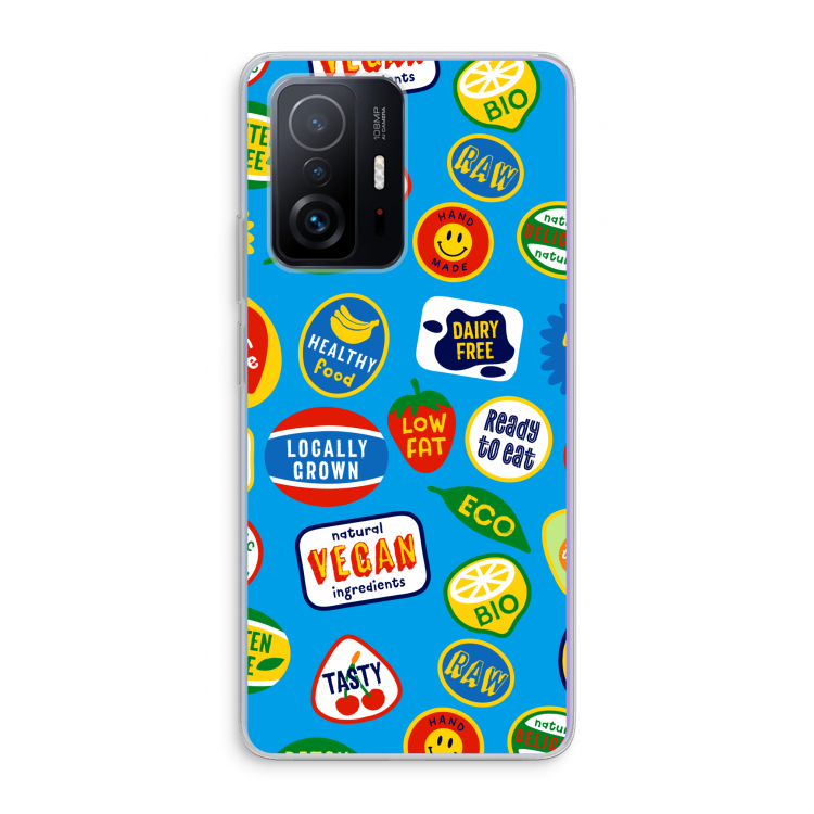 Fruitsticker: Xiaomi 11T Transparant Hoesje