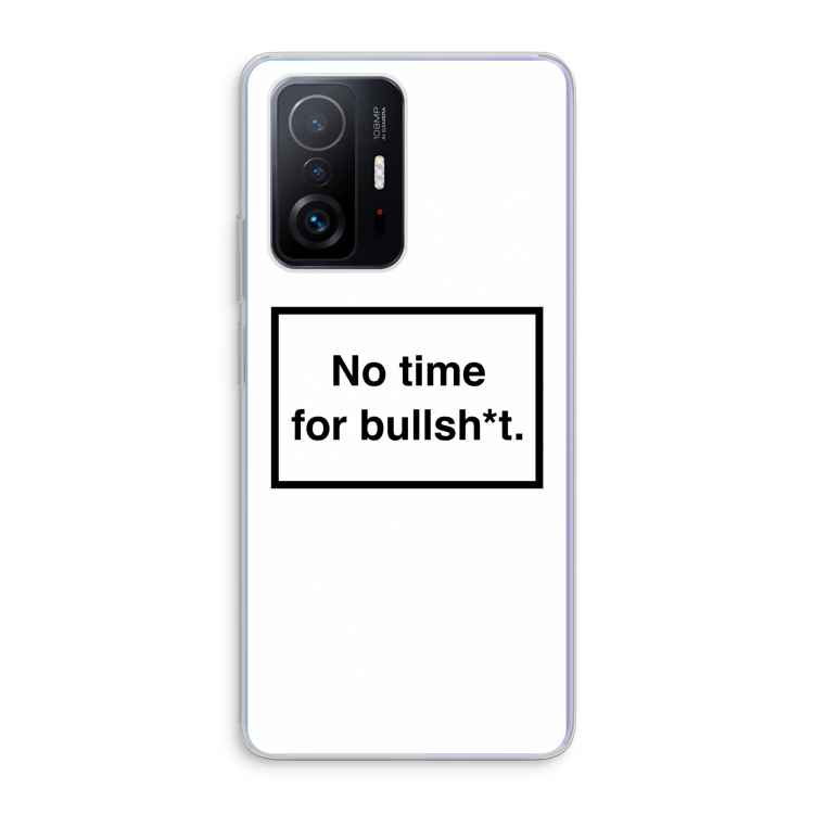No time: Xiaomi 11T Transparant Hoesje