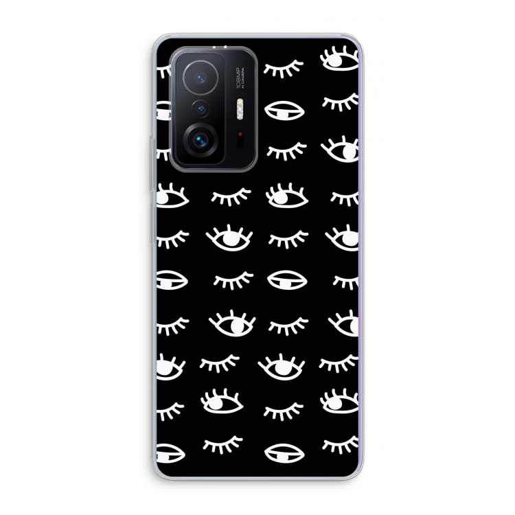 Eye pattern #3: Xiaomi 11T Transparant Hoesje