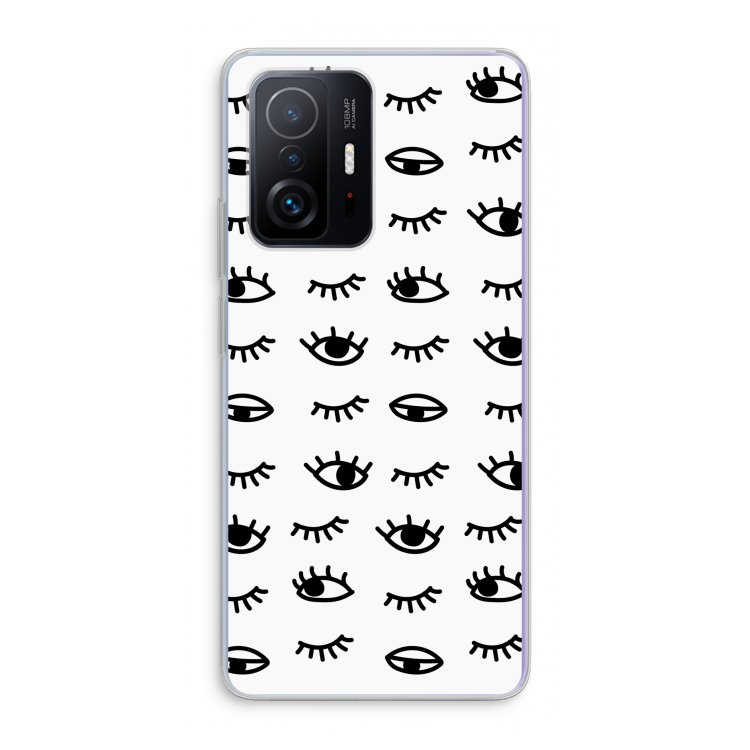 Eye pattern #2: Xiaomi 11T Transparant Hoesje