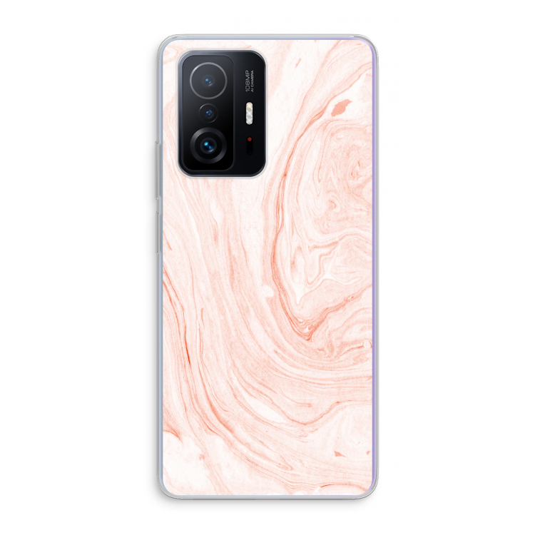 Peach bath: Xiaomi 11T Transparant Hoesje