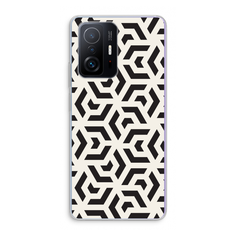 Crazy pattern: Xiaomi 11T Transparant Hoesje