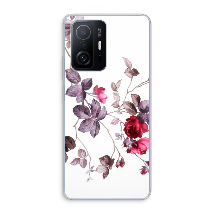 Mooie bloemen: Xiaomi 11T Transparant Hoesje