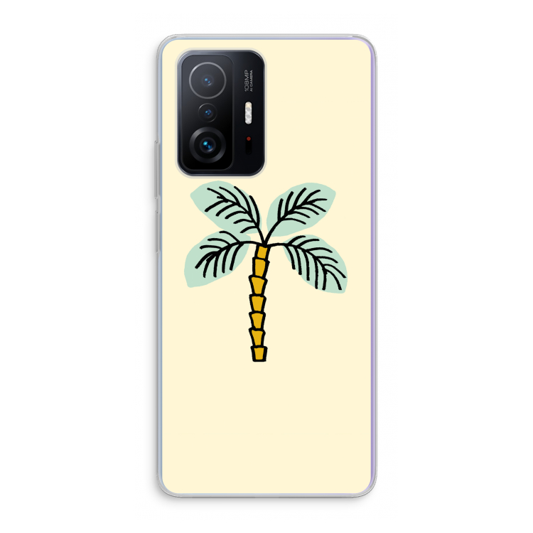 Palmboom: Xiaomi 11T Transparant Hoesje