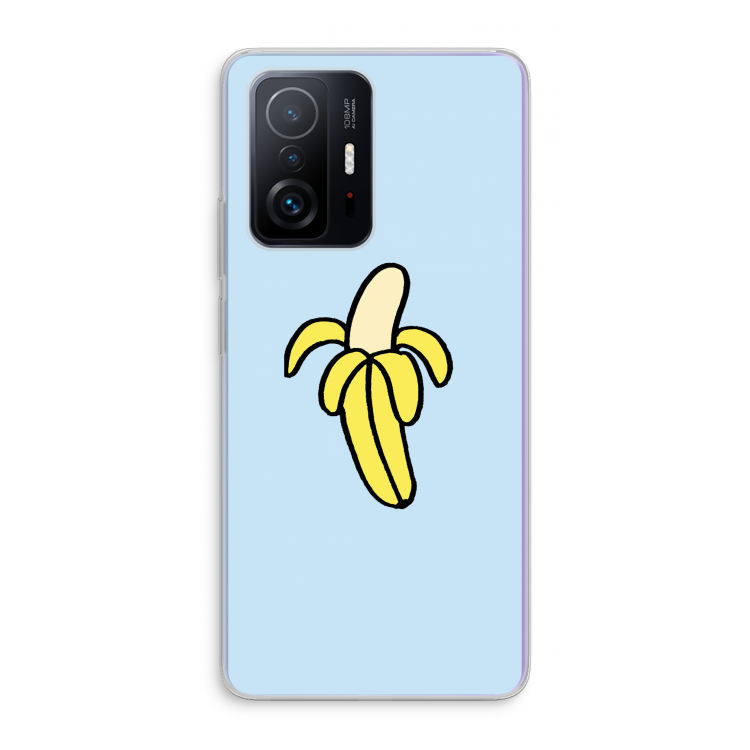 Banana: Xiaomi 11T Transparant Hoesje