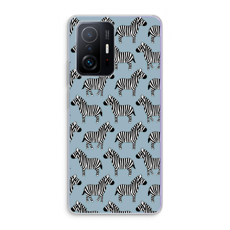 Zebra: Xiaomi 11T Transparant Hoesje