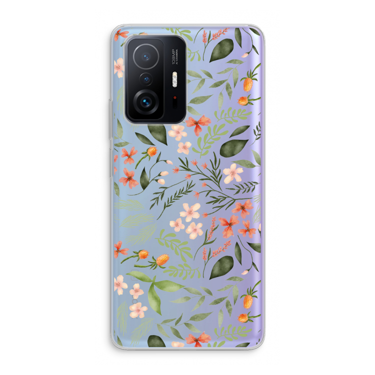 Sweet little flowers: Xiaomi 11T Transparant Hoesje