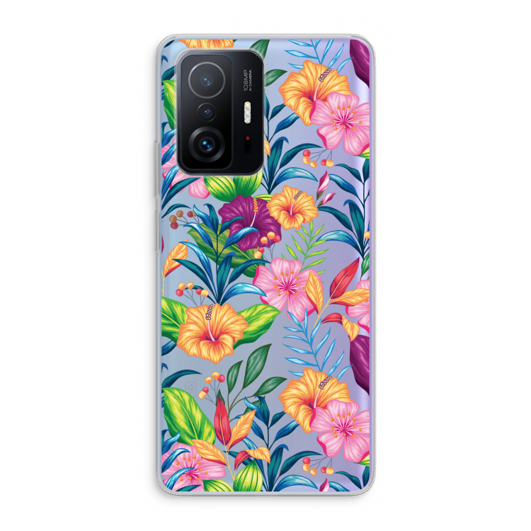 Tropisch 2: Xiaomi 11T Transparant Hoesje