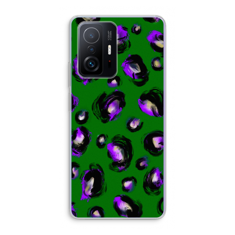 Green Cheetah: Xiaomi 11T Transparant Hoesje