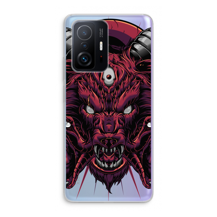 Hell Hound and Serpents: Xiaomi 11T Transparant Hoesje