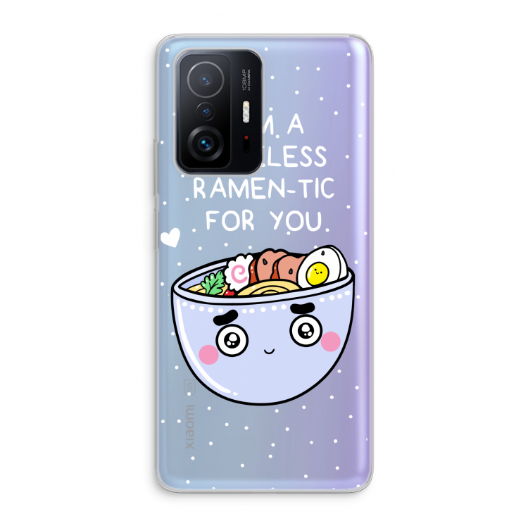 I'm A Hopeless Ramen-Tic For You: Xiaomi 11T Transparant Hoesje