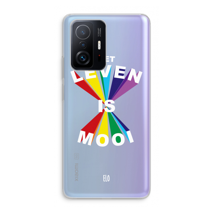 Het Leven Is Mooi: Xiaomi 11T Transparant Hoesje
