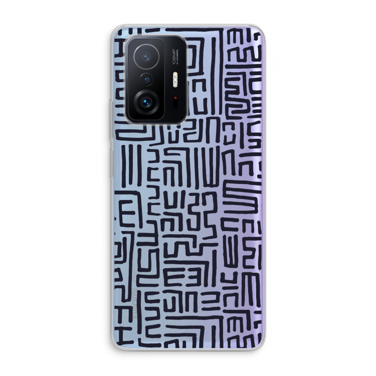 Moroccan Print: Xiaomi 11T Transparant Hoesje