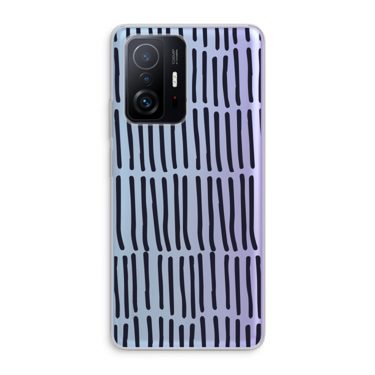 Moroccan stripes: Xiaomi 11T Transparant Hoesje