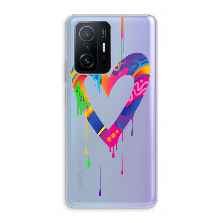 Melts My Heart: Xiaomi 11T Transparant Hoesje