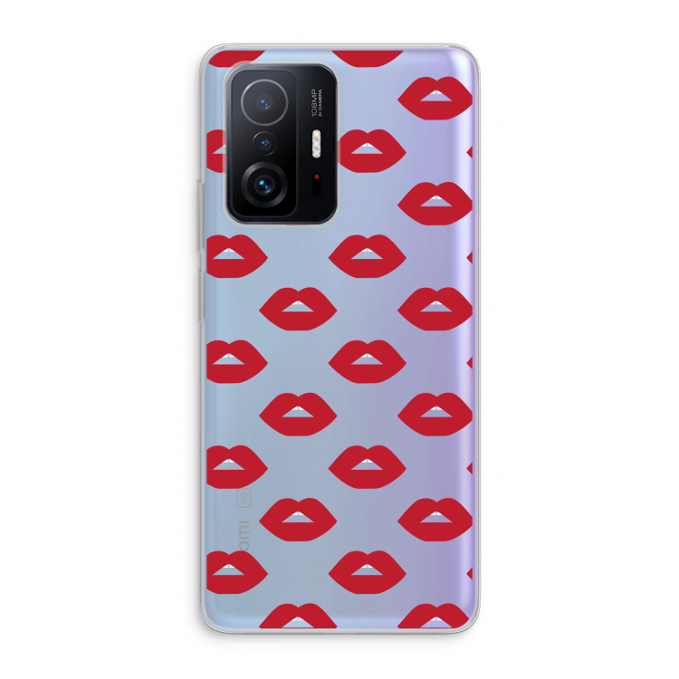 Lips: Xiaomi 11T Transparant Hoesje