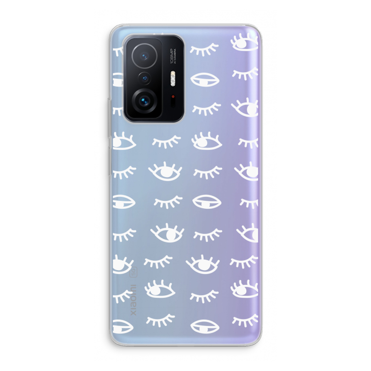 Eye pattern #3: Xiaomi 11T Transparant Hoesje