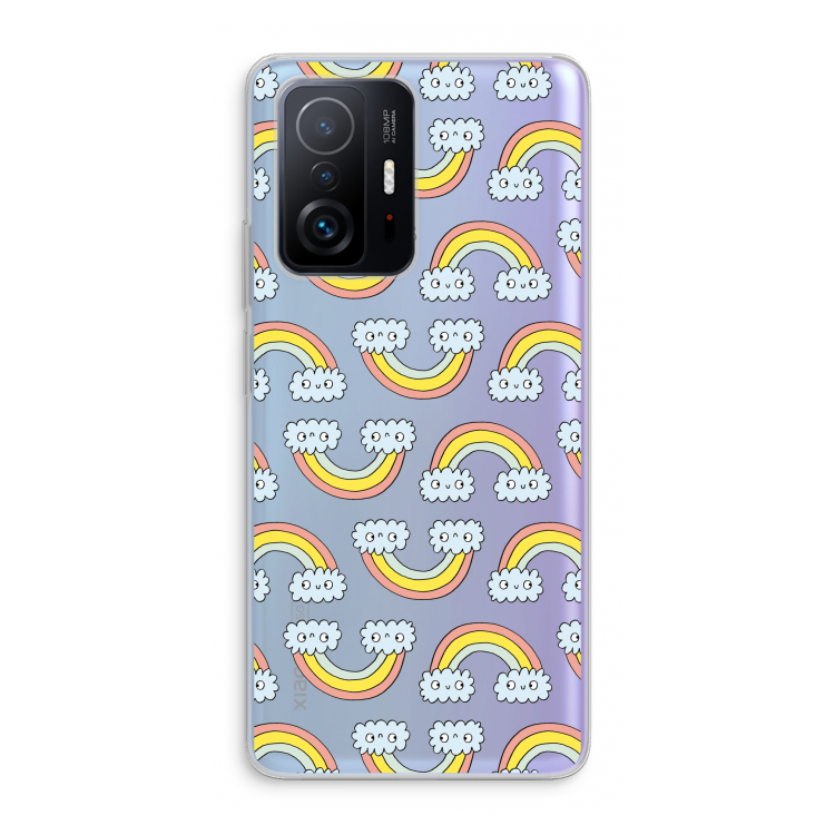 Regenboog: Xiaomi 11T Transparant Hoesje