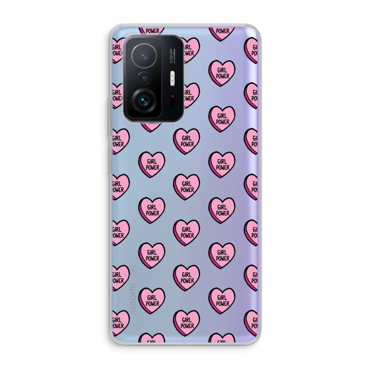 GIRL POWER: Xiaomi 11T Transparant Hoesje