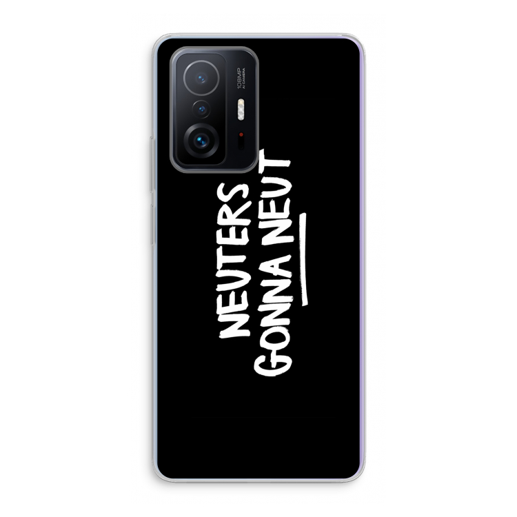 Neuters (zwart): Xiaomi 11T Transparant Hoesje