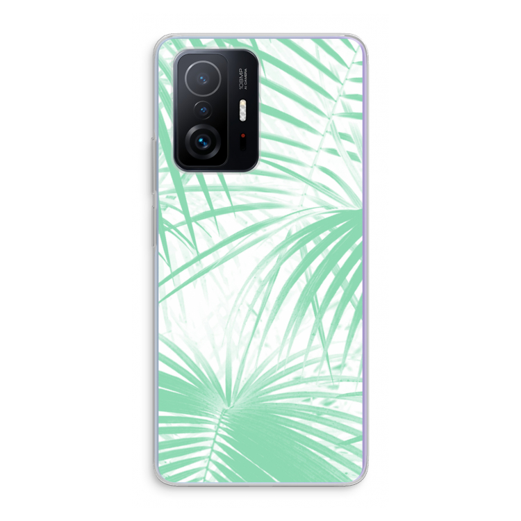 Palmbladeren: Xiaomi 11T Transparant Hoesje