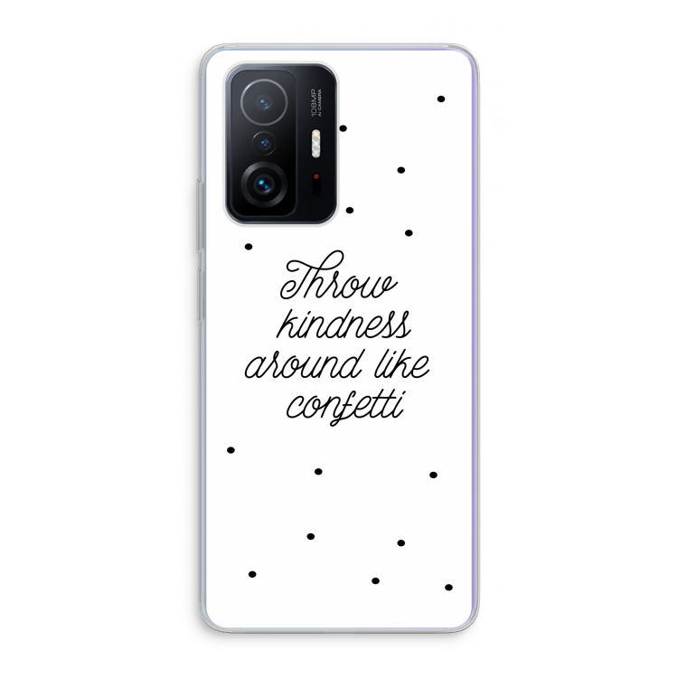 Confetti: Xiaomi 11T Pro Transparant Hoesje