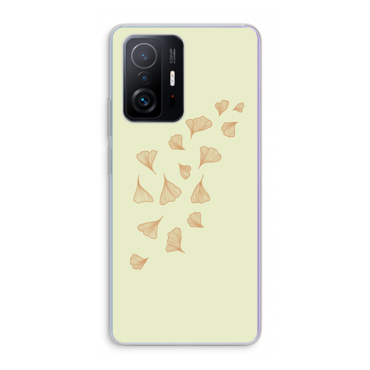 Falling Leaves: Xiaomi 11T Pro Transparant Hoesje