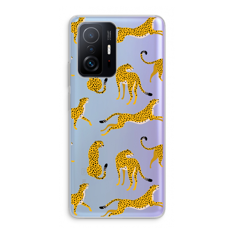 Luipaard: Xiaomi 11T Pro Transparant Hoesje