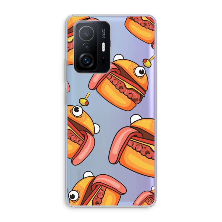 Hamburger: Xiaomi 11T Pro Transparant Hoesje