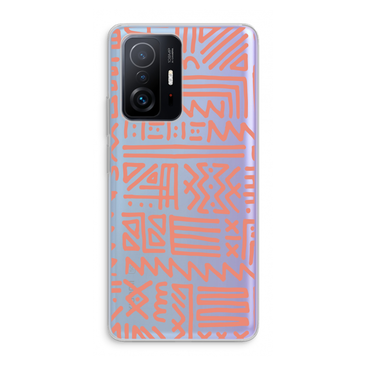 Marrakech Pink: Xiaomi 11T Pro Transparant Hoesje
