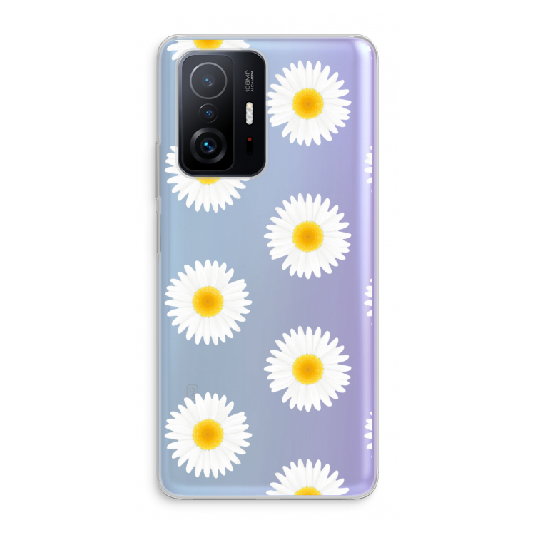 Margrietjes: Xiaomi 11T Pro Transparant Hoesje
