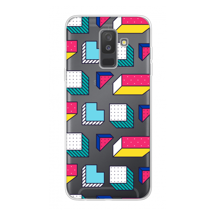 8-bit N°7: Samsung Galaxy A6 Plus (2018) Transparant Hoesje