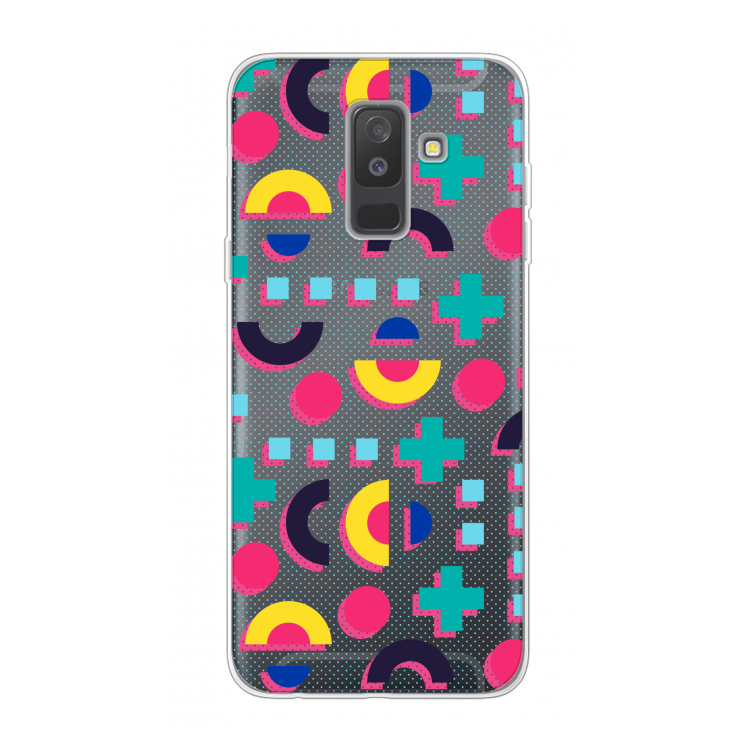 8-bit N°2: Samsung Galaxy A6 Plus (2018) Transparant Hoesje
