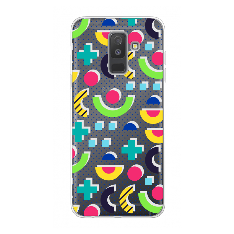 8-bit N°1: Samsung Galaxy A6 Plus (2018) Transparant Hoesje