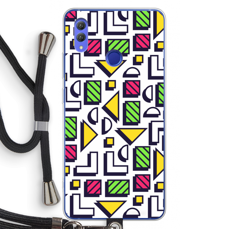 8-bit N°4: Honor Note 10 Transparant Hoesje met koord