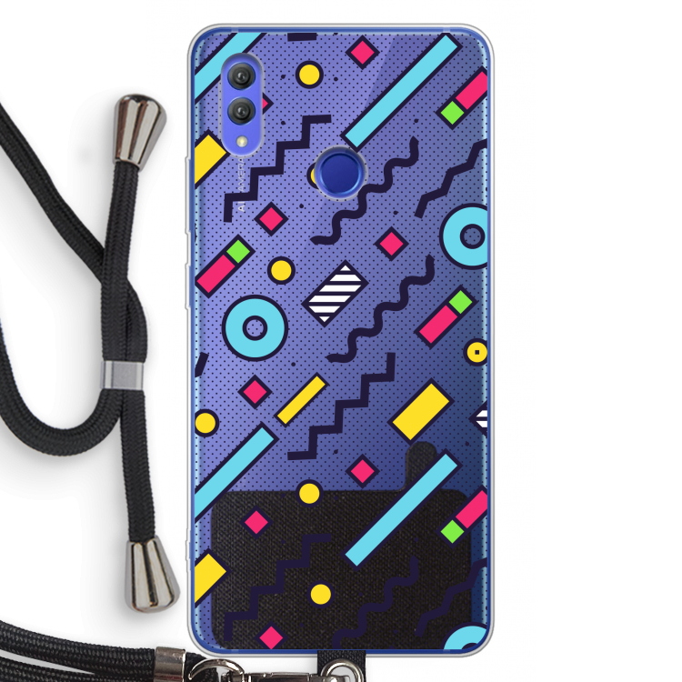 8-bit N°8: Honor Note 10 Transparant Hoesje met koord